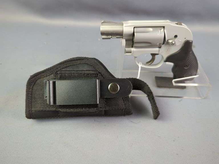 Smith & Wesson 638-3  .38 S&W Spl +P 5-Shot Revolver SN# CMY0132, Marked 'Molon Labe' (Greek For Come And Take Them), In Nylon Holster