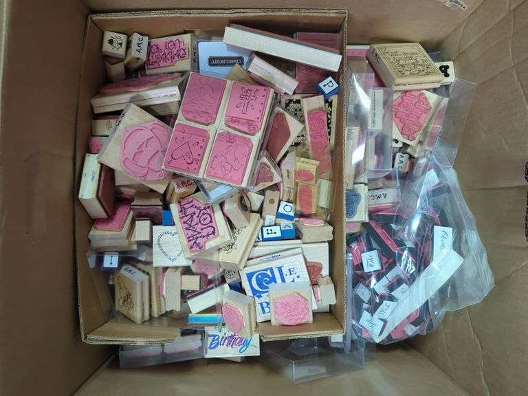 Rubber Stamps for Crafting, Contents Of 2 Boxes