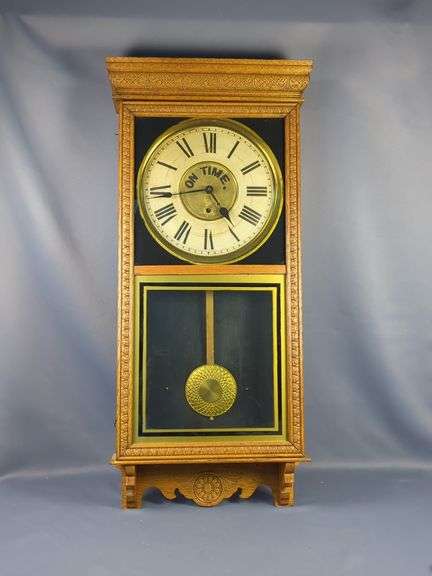 Sessions Clock Co. Regulator E Wall Clock