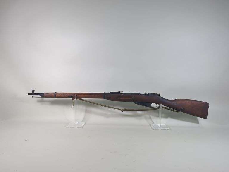 Tikkakoski (Finland)/ CAI M91/30 6.2 x 54R Bolt Action Rifle SN# 55470, Dated 1944, With Quad Socket Bayonet, Canvas Sling