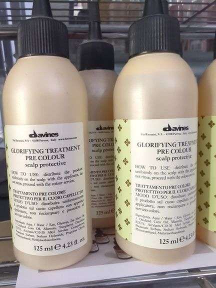 Davines Hair Care Products Including Mask, Protection Provider, and Glorifying Treatment