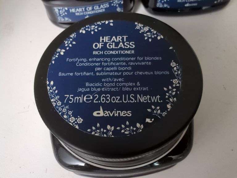 Davines Heart of Glass Rich Conditioner Qty 4, (75ml)