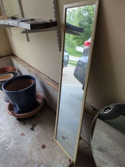 Full Length And Oval Mirrors, Qty 3