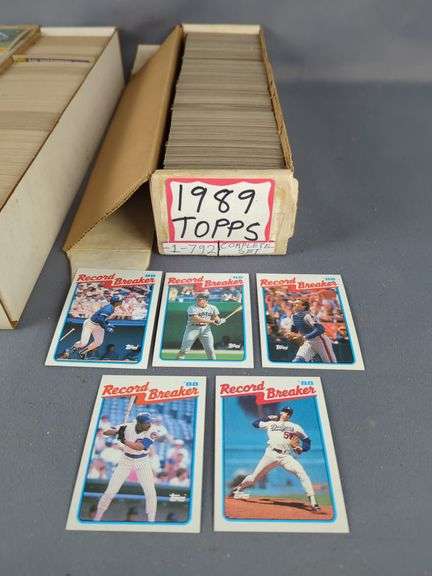 Topps Baseball Cards 1987 Royals and 1989