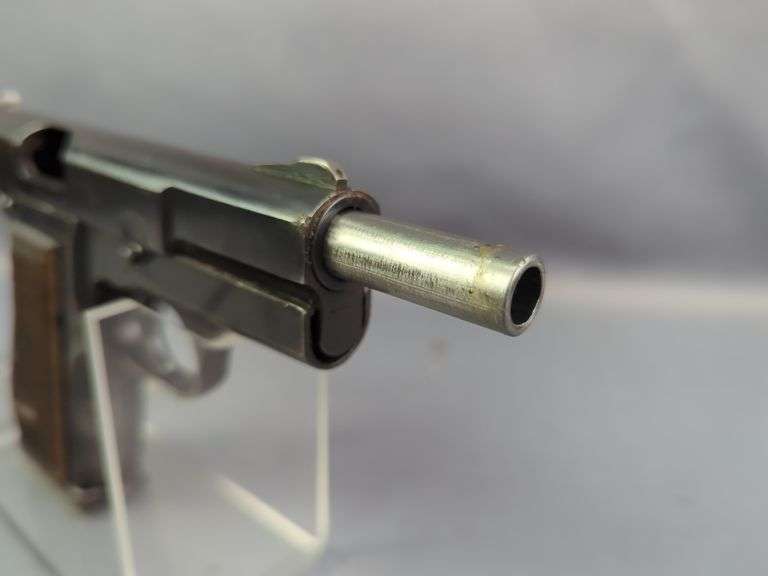 FNH 1935 9mm Pistol SN# 64441, Browning Patents, Nazi Mark, 2 Total Mags, In Leather Shoulder Holster