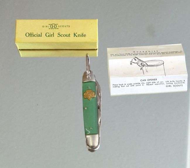 Official Girl Scout Knife In Original Box With Instructions