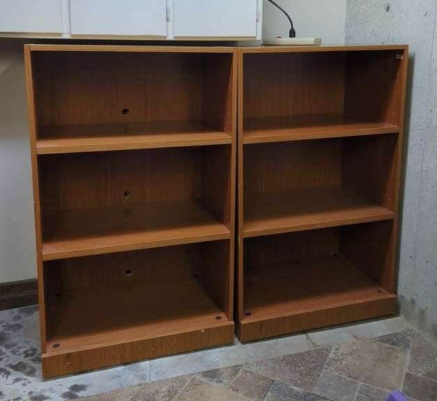 Pair of Storage Shelves, 49" x 30" x 19"