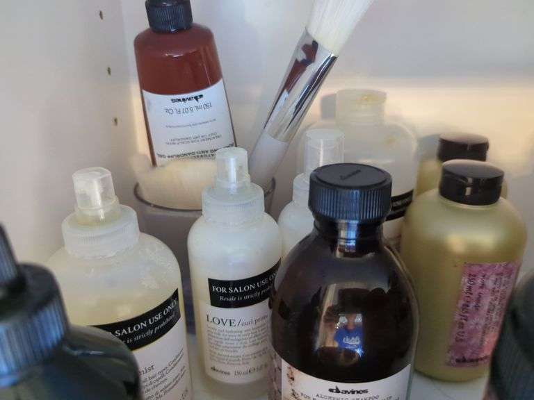 Davines Professional Hair Care Product Back Bar Assortment, Contents Of Shelf
