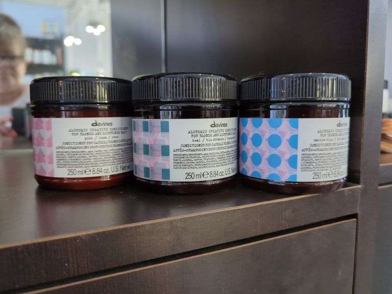 Davines Alchemic Creative Hair Conditioners for Blonde Hair, Qty 3, Various Colors