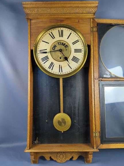 Sessions Clock Co. Regulator E Wall Clock