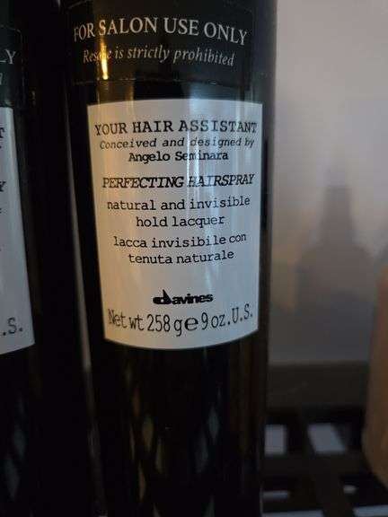 Davines Your Hair Assistant Perfecting Hairspray 9oz, Qty 3