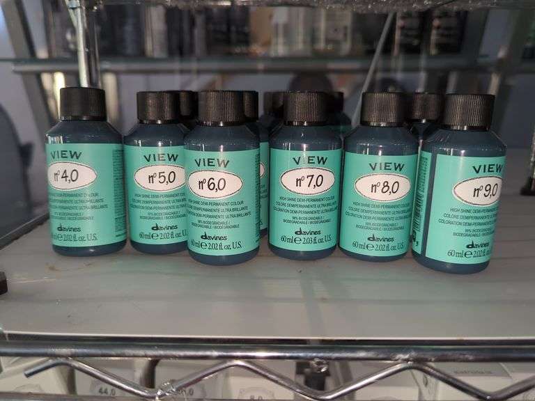 Davines VIEW High Shine Demi-Permanent Hair Color, Assorted Shades