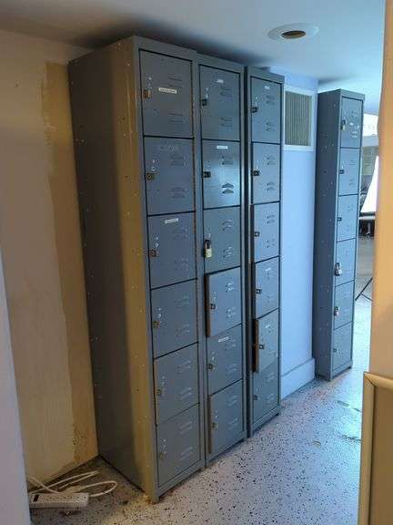 Metal Storage Lockers, Bidder Responsible For Proper Removal