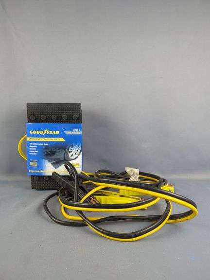Goodyear Emergency Traction Mats and Jumper Cables