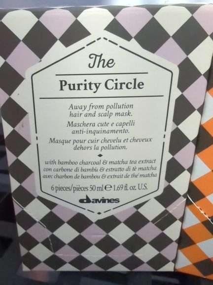 Davines The Purity Circle and The Quick Fix Circle Hair Mask, Qty12