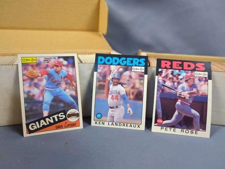 O-Pee-Chee Baseball Cards 1980's-1990's