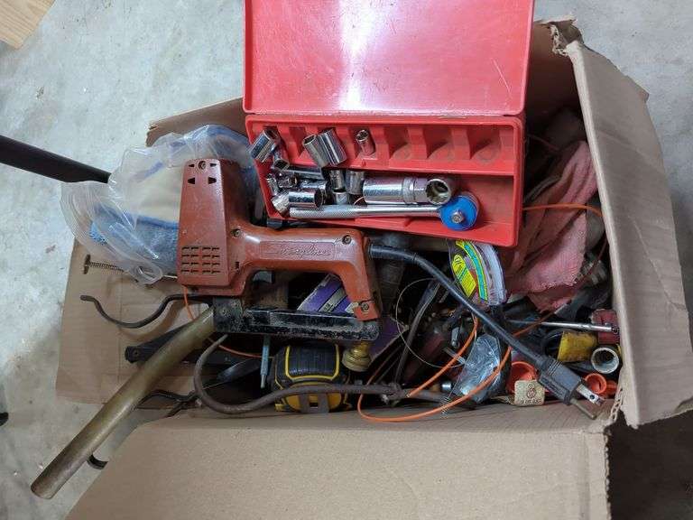 Hand Tools Including Socket Set, Pliers, Screw Drivers, and More