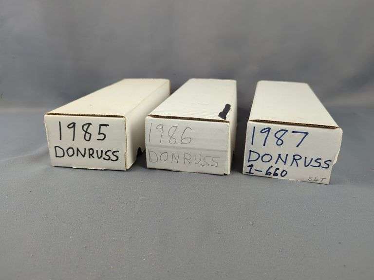 Donruss Baseball Card Collection 1985-1987