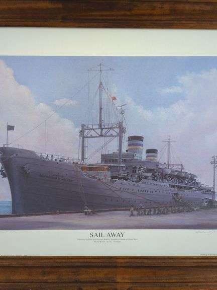 Richard Johnson "Sail Away"  Artist Proof Print