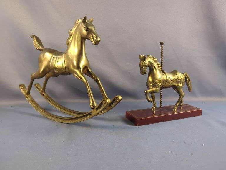 Brass Horse Figures