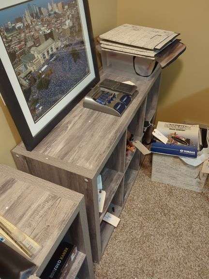 Cube Shelving Unit, Contents Not Included