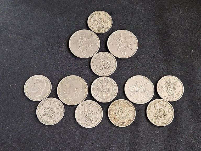 Foreign Coin Collection - Mixed Assortment of European Currency