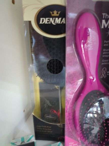 Hair Brushes Including Denman, Magic Brush And Ergo, Qty 7, Unopened Packaging