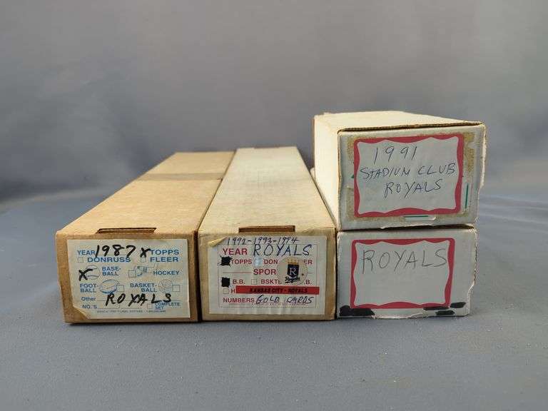 Topps Kansas City Royals Baseball Cards 1980's & 90's