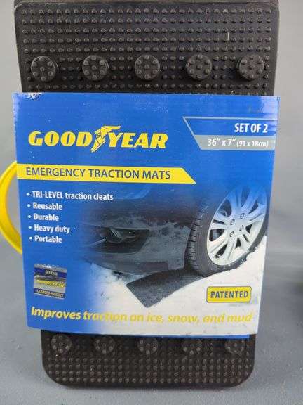 Goodyear Emergency Traction Mats and Jumper Cables