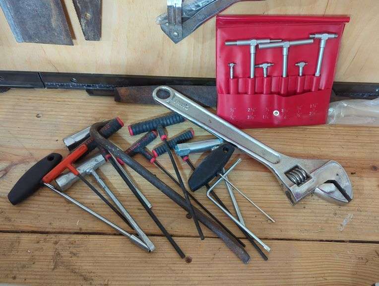 Hand Tool Collection - Wrenches, T-Handle Drivers, and More!