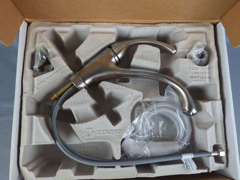 Kohler Forte 10416-BN Brushed Nickel Kitchen Faucet w/ Sidespray