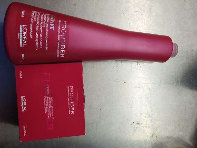 L'Oreal Professional Pro Fiber Hair Care, Including Shampoo, Mask, and Serum Set
