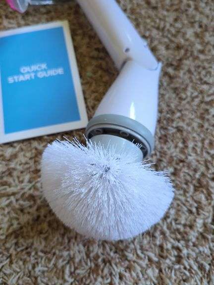 Electric Spin Scrubber Including Attachments