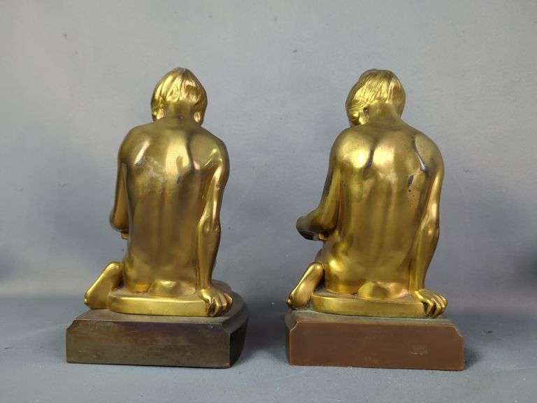 Figural and Face Design Bookends