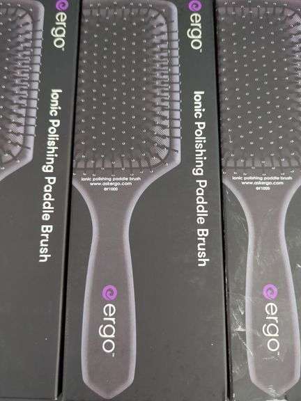 Ergo Ionic Polishing Paddle Brushes, Model ER1000, Qty 3