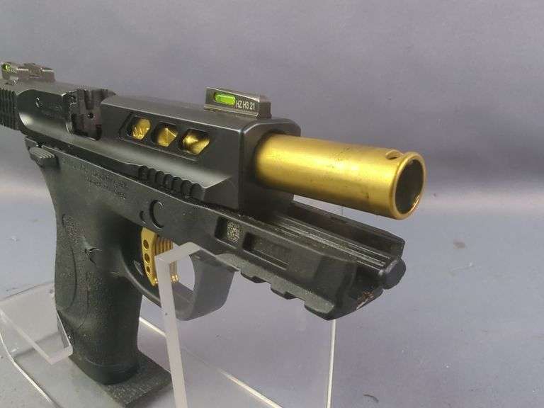 Smith & Wesson Performance Center M&P380 Shield Easy M2.0 .380 Auto  Pistol SN# RFX7317, Fiber Optic Front And Rear Sights