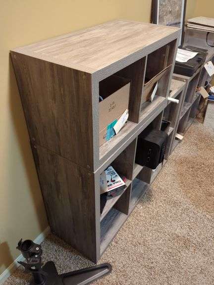Wood Cube Storage Organizer Shelves, Contents Not Included