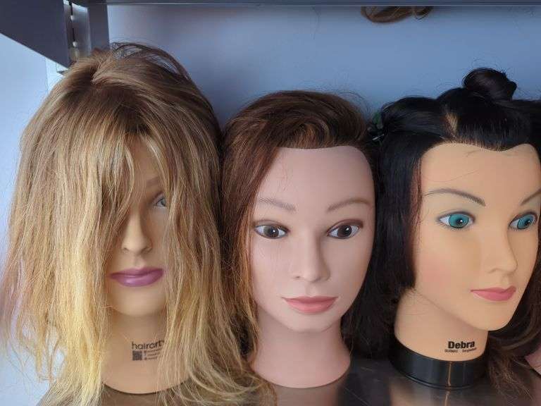 Debra & Hairart Training Mannequin Heads, Qty 5