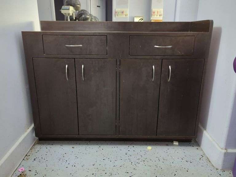 Cabinet with Drawers and Storage, 36" x 48" x 15", Bidder Repsonsible For Proper Removal