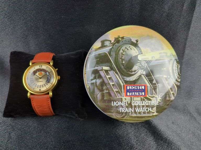 Lionel Collectible Train Watch with Tin, Unknown Working Order
