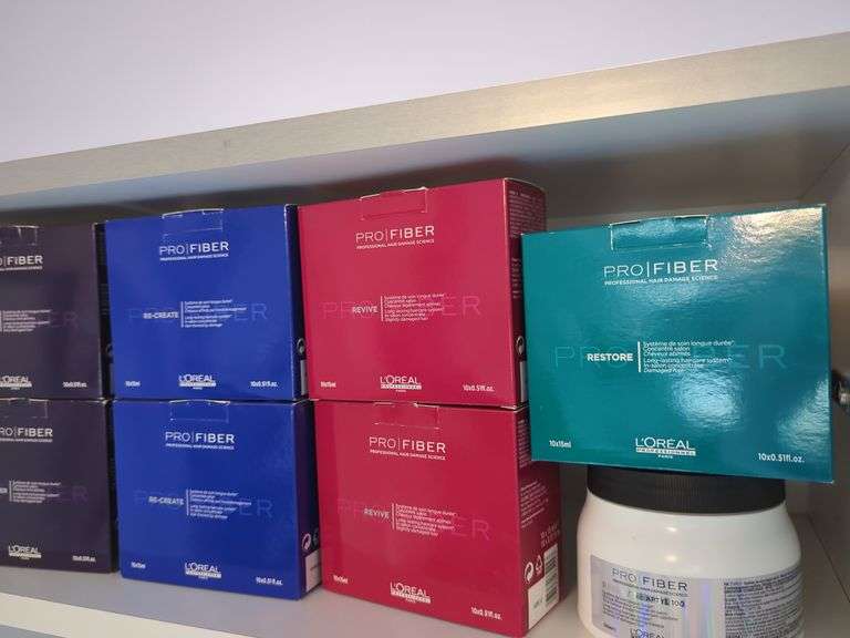 L'Oreal Pro Fiber Professional Hair Damage Science Products