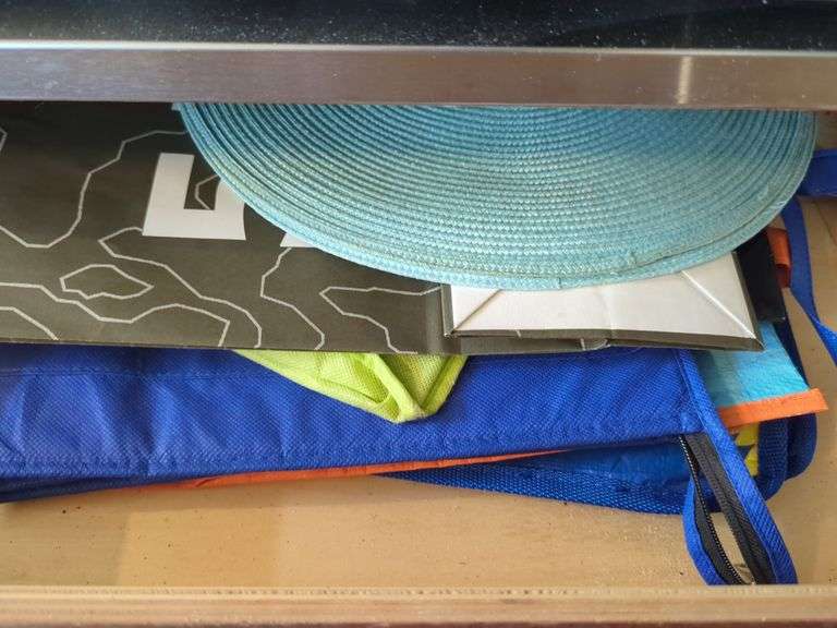 Assorted Kitchenware Including Wood Cutting Board, Cooking Utensils And More, Contents Of 2 Drawers