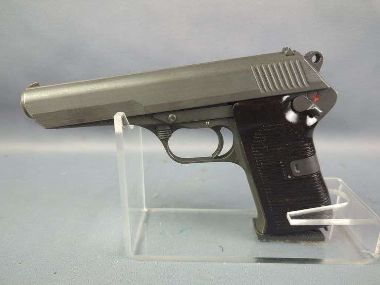 CZ/ CAI 53 7.62 Tokarev Pistol SN# C 07657, 2 Total Mags, In Leather Holster