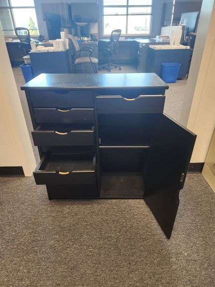 Combination Storage Cabinet With 8 Drawers, 32" x 29" x 13.5"