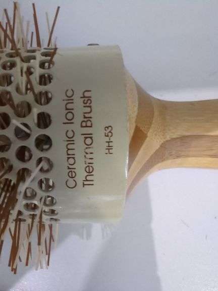 Olivia Garden Ceramic Ionic Bamboo Hair Brushes, Qty 5