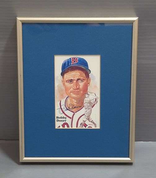 Boston Red Sox Bobby Doerr Autographed Perez-Steele Postcard, With Sports Collectibles COA