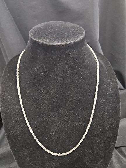 Sterling Silver Necklaces, Qty 2, And Sterling Silver Medallion Pendant