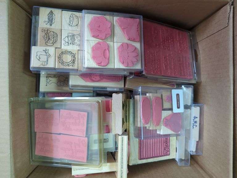 Rubber Stamps for Crafting, Contents Of 2 Boxes