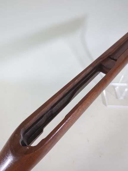 Wood Rifle Stock, With Butt Plate Marked VL, 28" Long