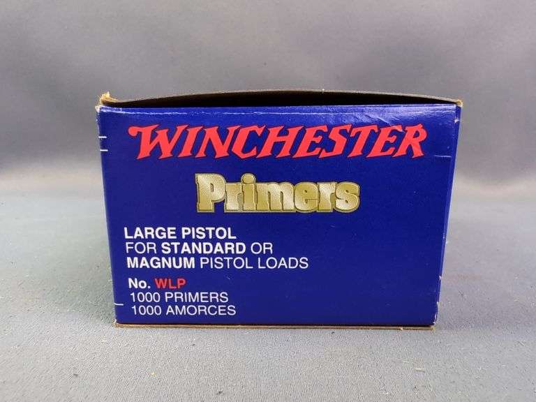 Winchester Large Pistol Primers No. WLP, Approx Qty 1000, Local Pickup Only